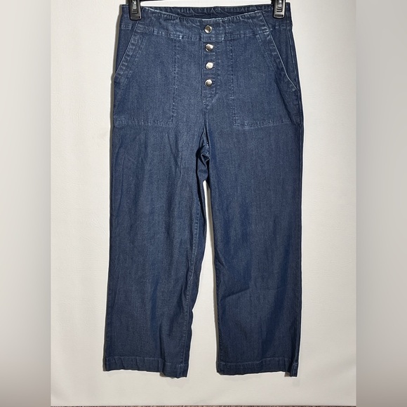 Ruby Rd. Denim - Ruby Rd. Wide Leg Dark Blue Jeans 8P